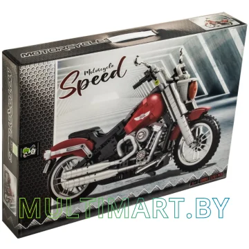 Конструктор King 40004 Мотоцикл Harley Davidson Fat Boy